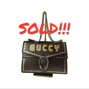 Dionysus Medium Gucci Black Leather Bag